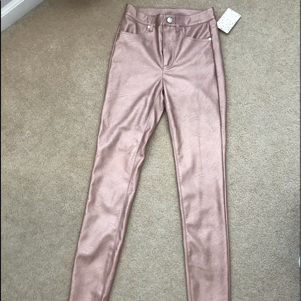 Free People Skinny Faux Leather Pants